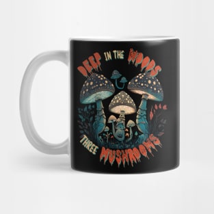 Three Mushroom in the Woods Mug